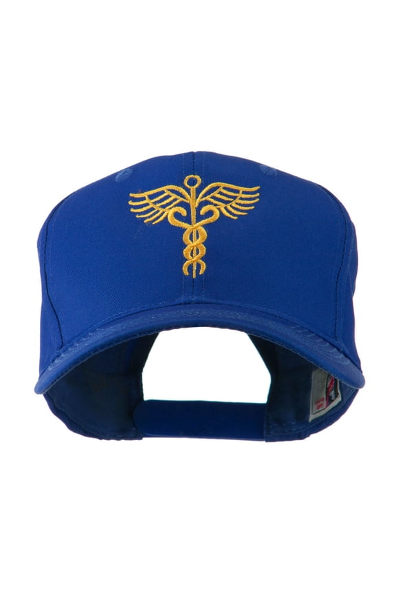 Original Medical Caduceus Outline Embroidered Cap - Royal OSFM