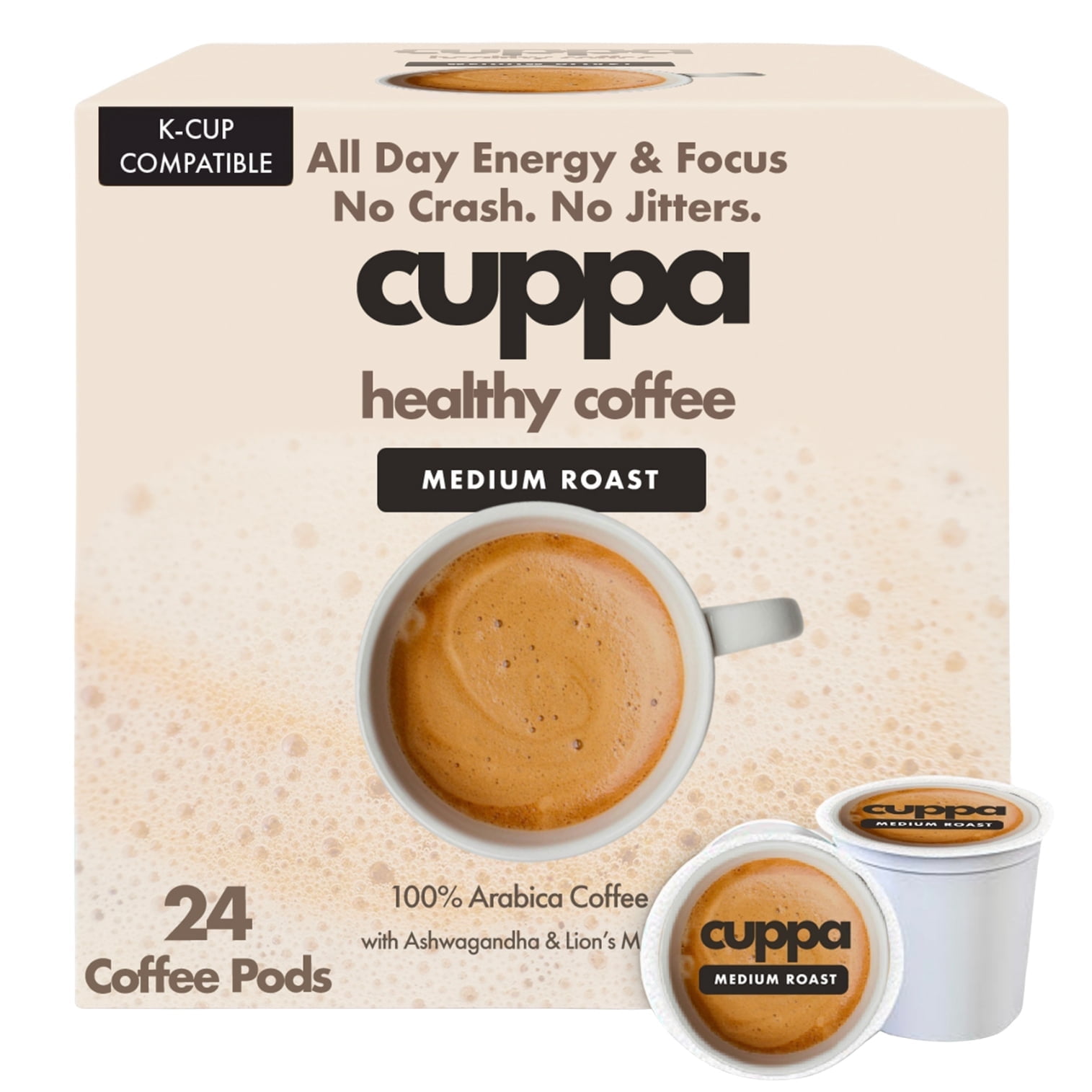 Original Medium Roast Healthy Coffee 24ct Single Serve Pods