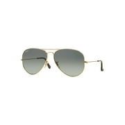 RAY-BAN Ray Ban Aviator Large Metal Green Aviator Unisex Sunglasses RB3025 W3400 58