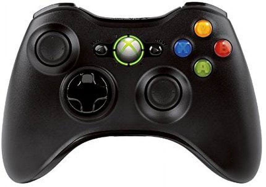 Original Microsoft Xbox 360 Wireless Controller, Black - image 1 of 3