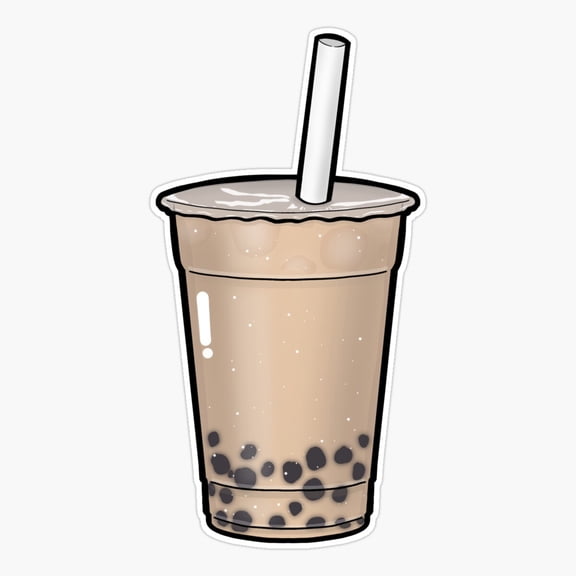 Original Milk Bubble Tea Er, Phone Decal Water Bottle Stickers Car Decals, Funny Birthday Gift