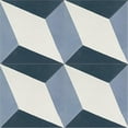 thumbnail image 1 of Original Mission Tile F88350-01 Harlequin Big Cement Tiles, Navy 01 - Box of 12, 1 of 1