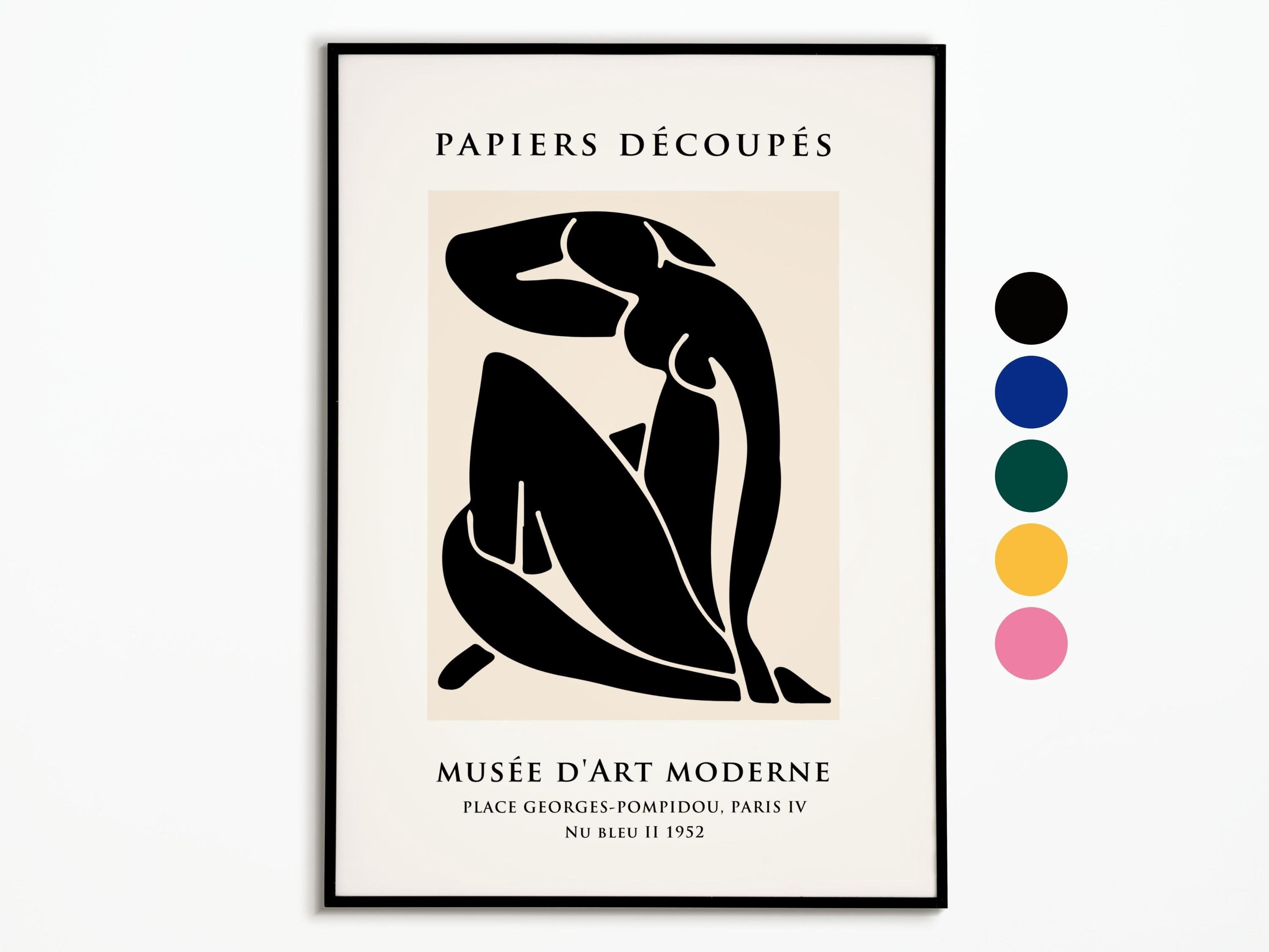 Original Modern Cut Papers Poster , Poster Print Only - Walmart.com