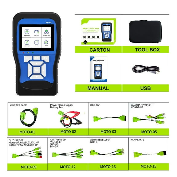 Original Motorcycle Tool M100 Standard Version Motorbike Scanner US