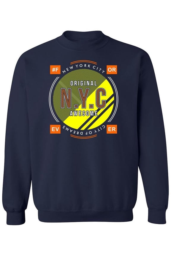 Original N.y.c. Sweatshirt Men -Image by Shutterstock, Male Large