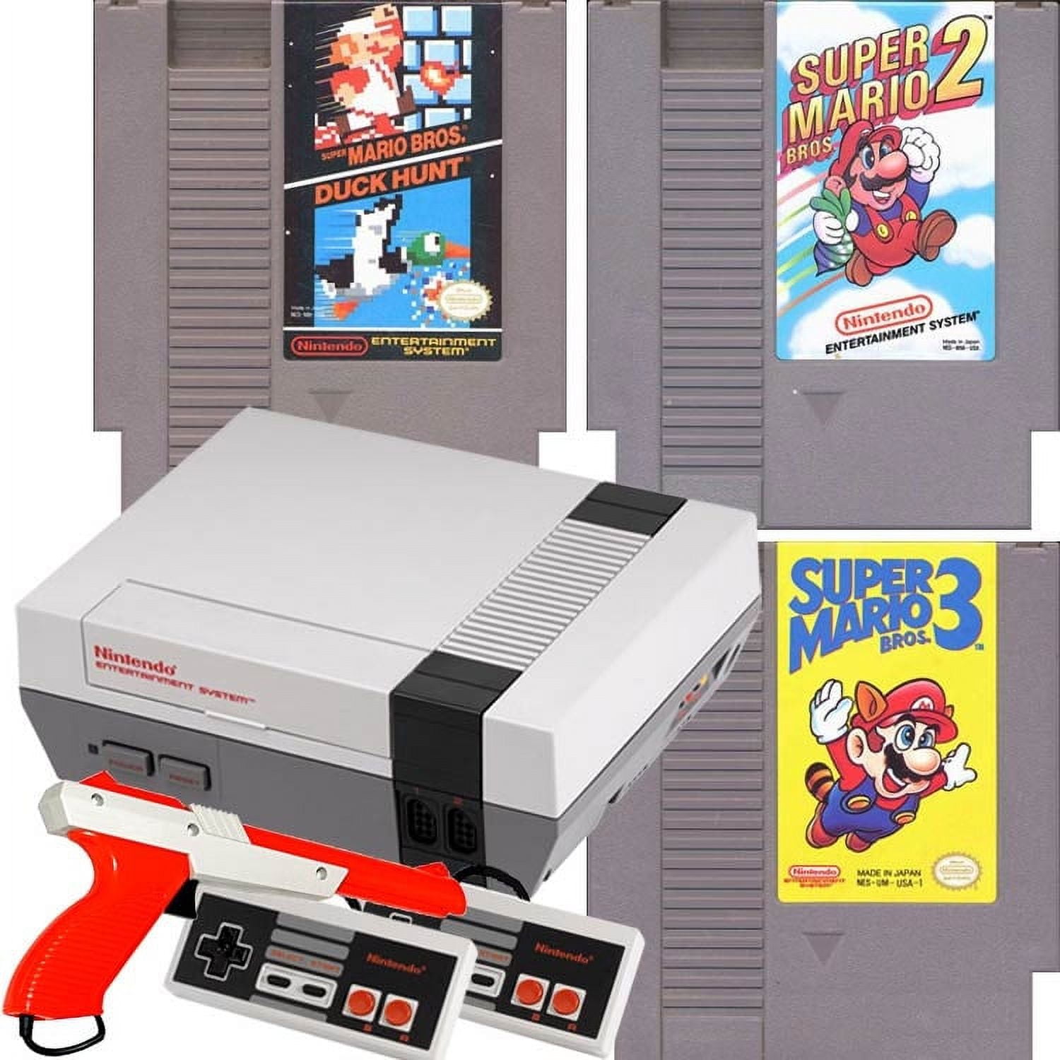 Nintendo NES System Console Choose Your Super Mario Zelda Game Bundle New  72 Pin