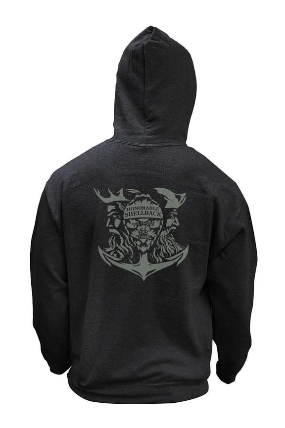 Original Navy Honorable Shellback USN Veteran Pullover Hoodie Sweatshirt