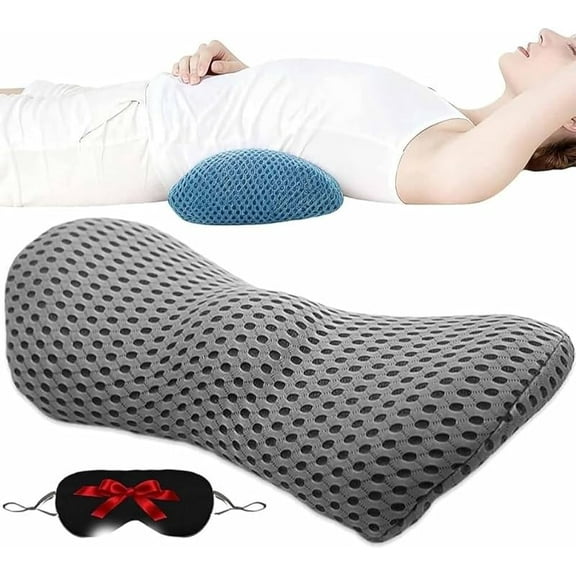 Original Neocushion Lumbar Support Pillow, 2026 New Lumbar Support Pillow, Memory Foam Lumbars Pillows for Back Pain and Sleep Discomfort, Durable, Breathable and Stylish (White)