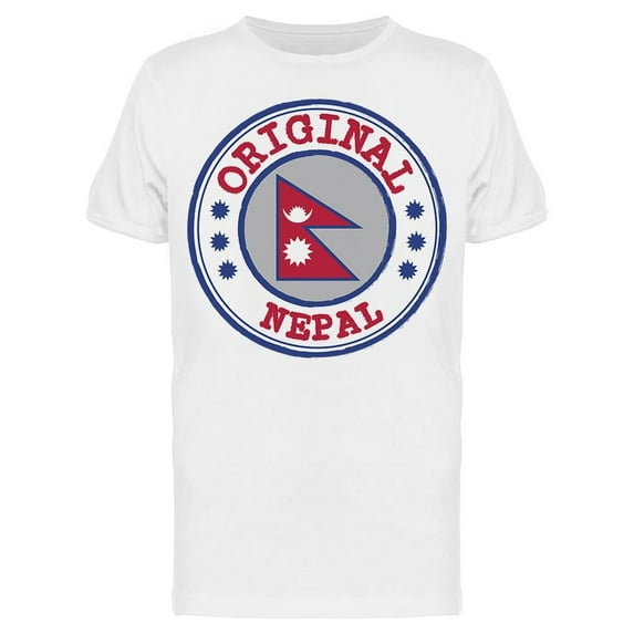 Original Nepal T-Shirt Men -Image by Shutterstock, Male Large