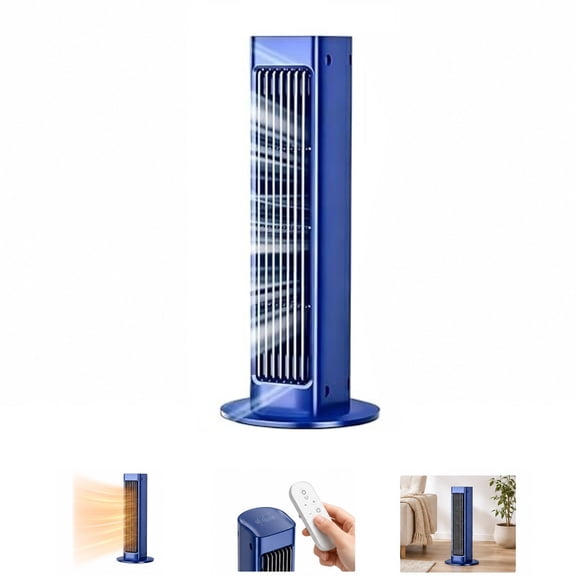 Original New & Improved PlugIn Fan, Blue, Desktop & Home Cooling Air Circulation