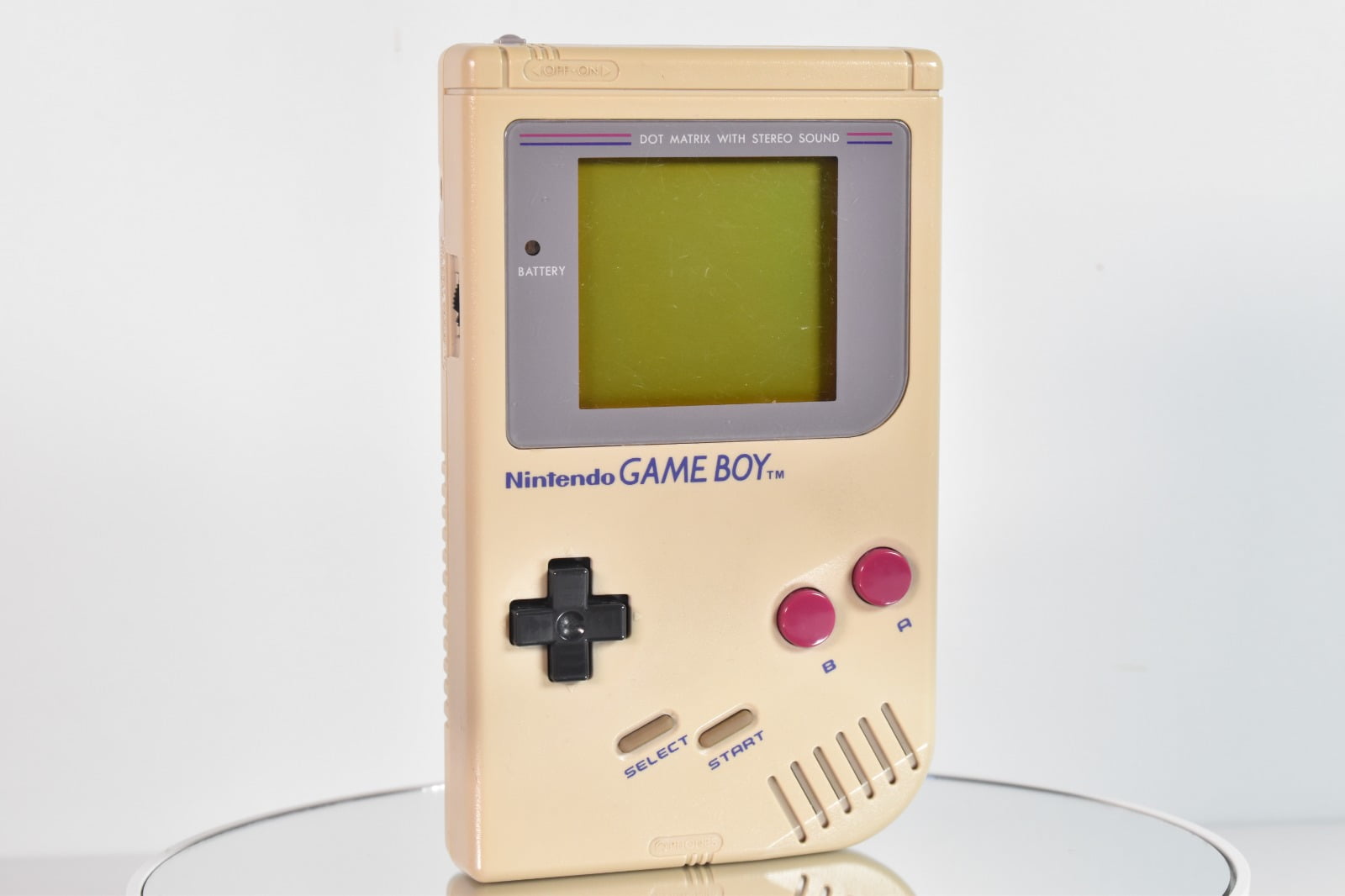 Original Nintendo Game Boy Console Classic GameBoy Grey - 100% OEM Tested  and Cleaned Works Great, Upgraded with Brand New Shell, SUPER RARE  COLLECTABLE 