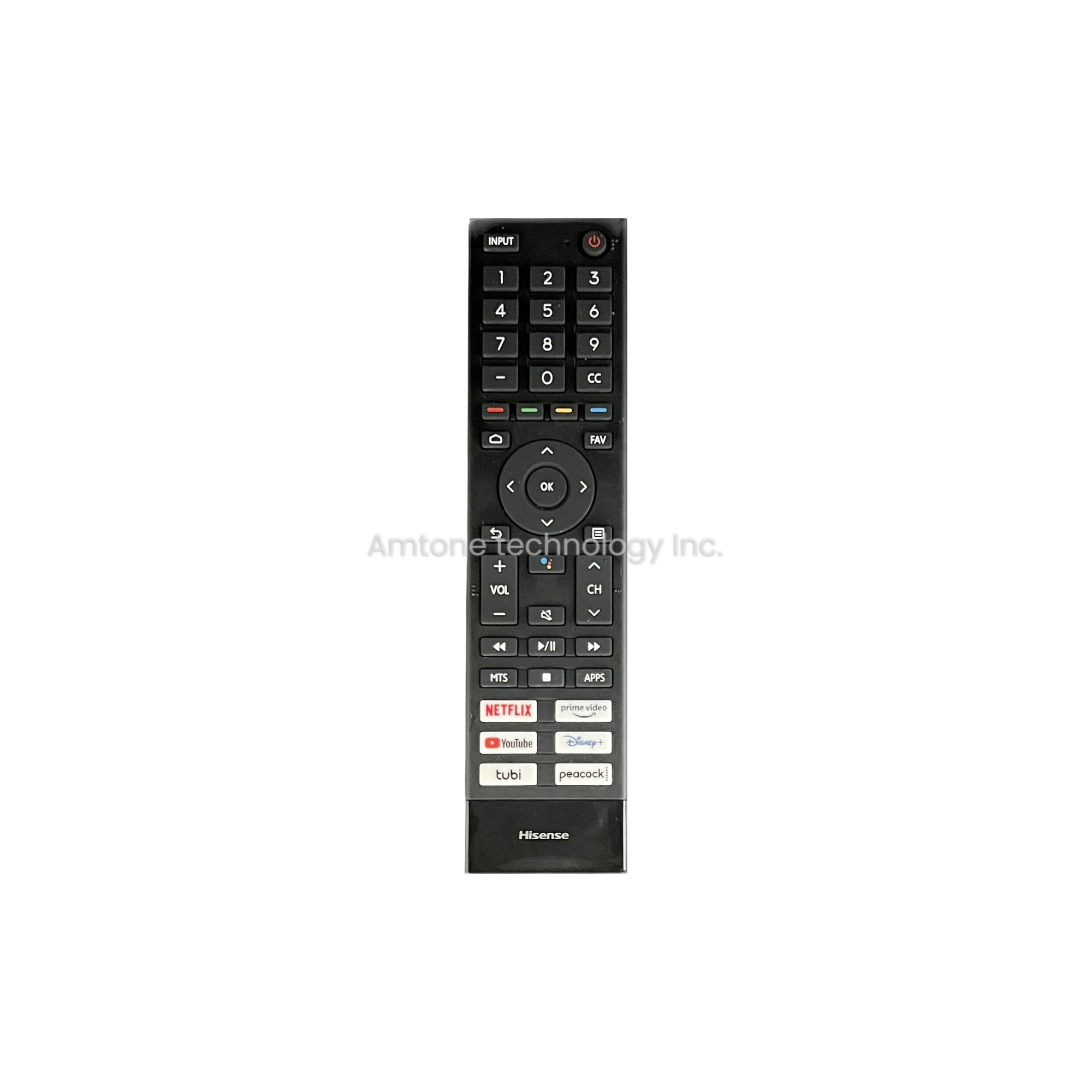 Hisense ERF3J80H Voice Remote Control for 4K UHD Android Smart TV ...