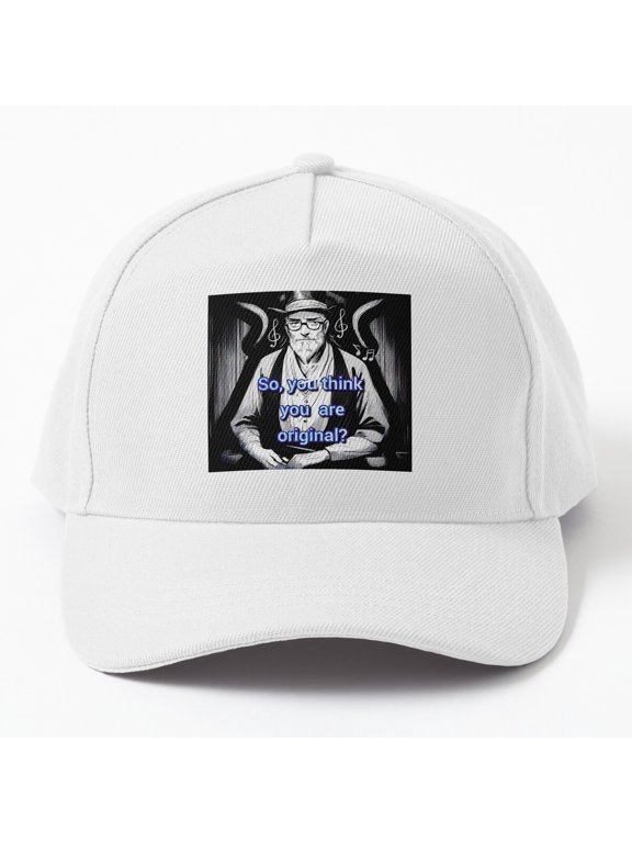 Original Old Man Baseball Hat, Vintage Age Statement Graphic Design, Classic Cap