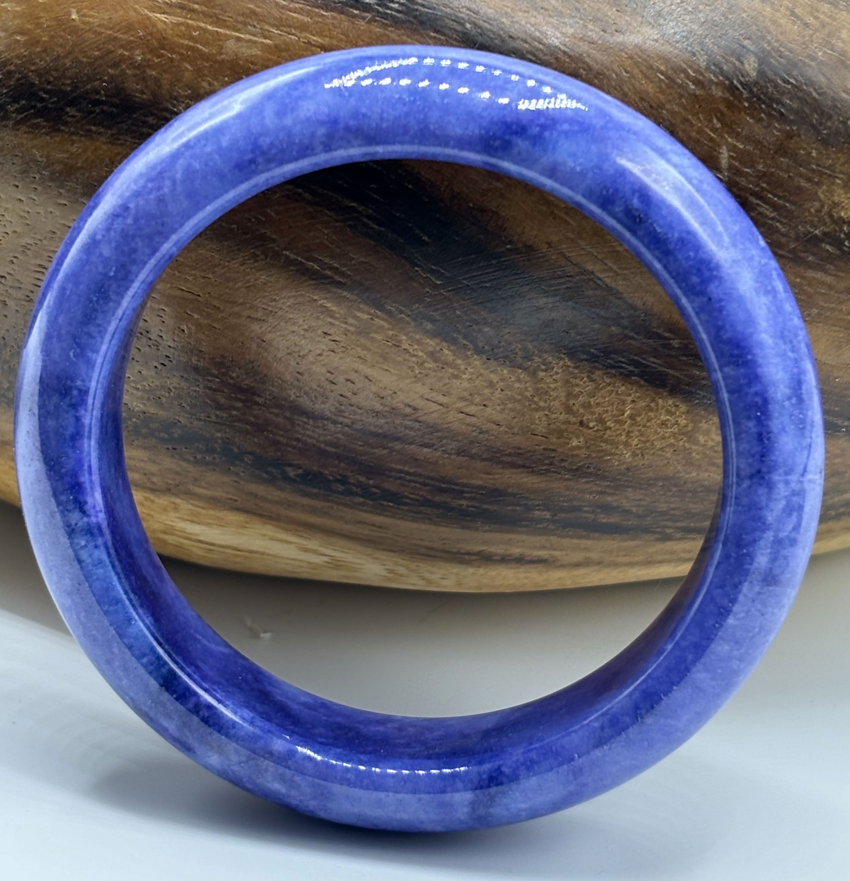 Original Onyx Natural Marble Handmade Jadeite Color Bracelet/Bangles - Elegant Stone Jewelry for Women Jade Color Bracelets