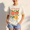 thumbnail image 1 of Original Orange Fruit Tee, Citrus Shirt, Vintage French Graphic, Foodie Summer T-shirt, Fruit Lover Gift TH1406B01, 1 of 5