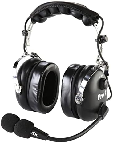 Original PRO7 Black Industrial Headset with Dynamic Microphone, HC-7 Mic Element