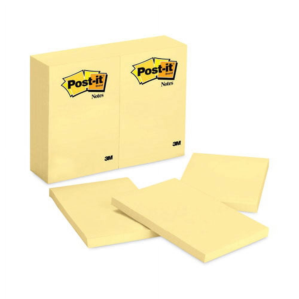 Original Pads in Canary Yellow, 4" x 6", 100 Sheets/Pad, 12 Pads/Pack | Bundle of 10 Packs