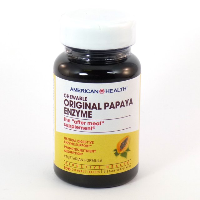 Original Papaya Enzyme by American Health 100 Tablets