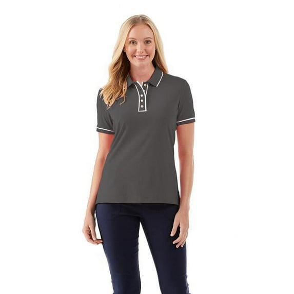Original Penguin 00084971270419 Ladies Earl Golf Polo Shirt, Caviar - 2XL