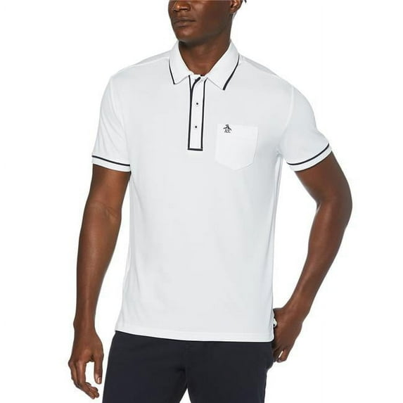 Original Penguin 00084971278736 Earl Golf Polo Shirt, Bright White - 4XL