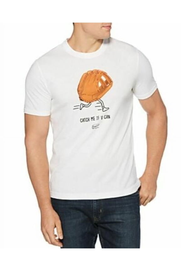 BRIGHT WHITE Catch Me Tee, US Small