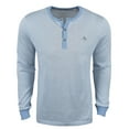 thumbnail image 1 of Original Penguin Golf Henley End-On-End Sweater Powder Blue Small, 1 of 2