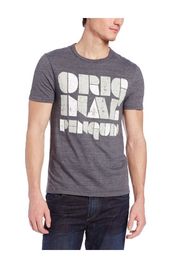 Men's Art Deco Graphic Tee, Asphalt, Large