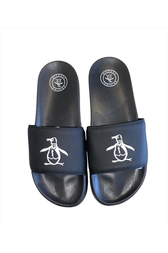 Men's Black/White Anthony Sandal Slide, 8 M
