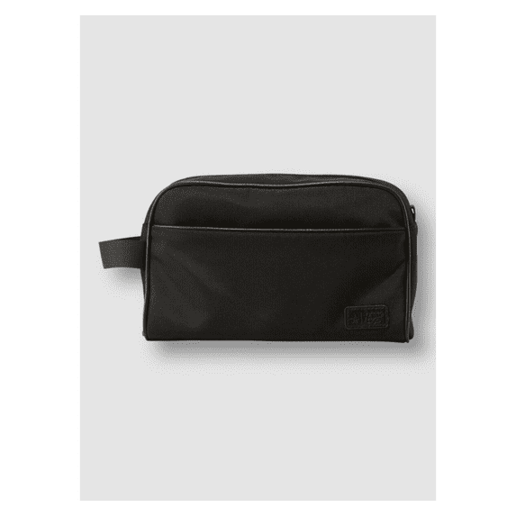 Original Penguin Men's Canvas Travel Kit Bag ,Black