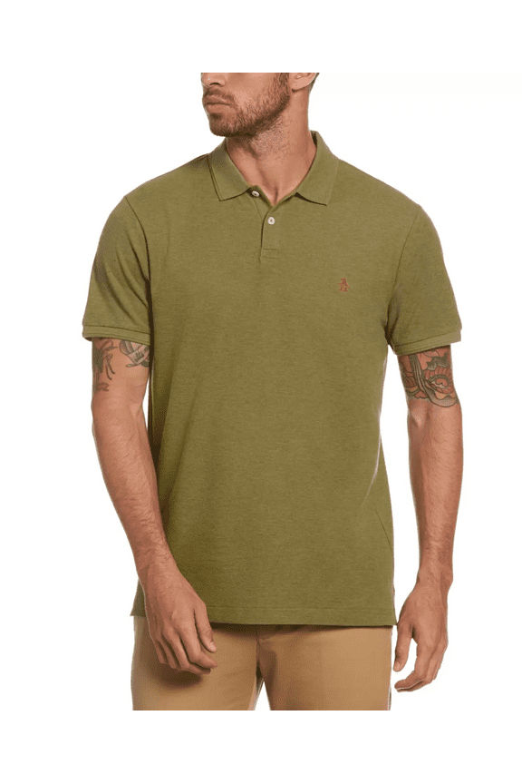 Mens Daddy Slim-Fit Pique Polo Shirt