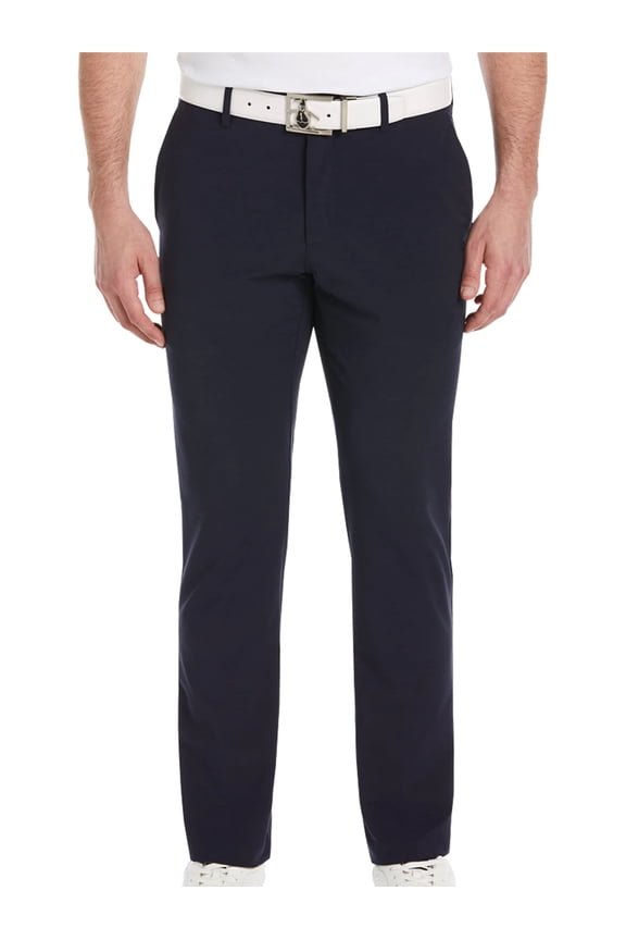 Men's Flat Front Pete Performance Golf Pant-36W32L Black Iris -