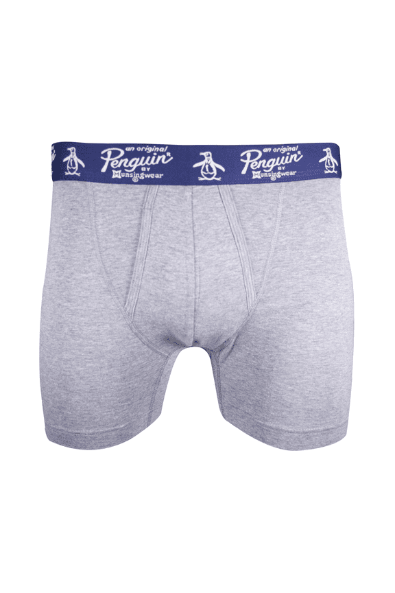 Men's Grey Open Fly Boxer Brief (S01A)