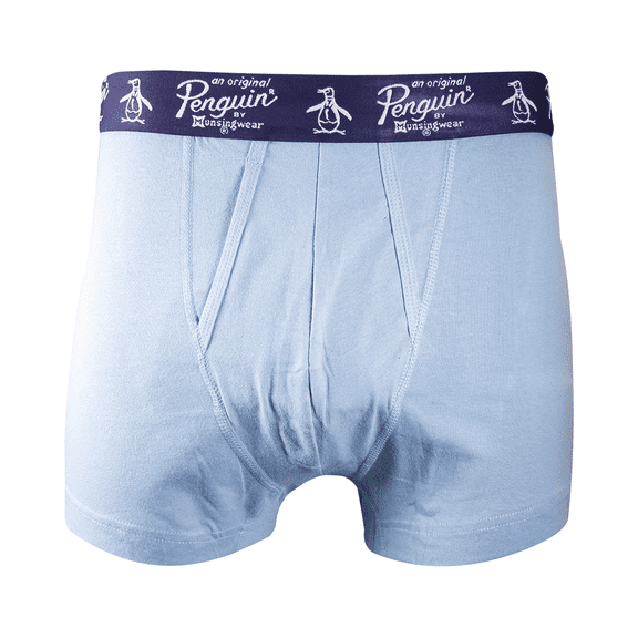 Original Penguin Men's Light Turquoise Open Fly Boxer Brief