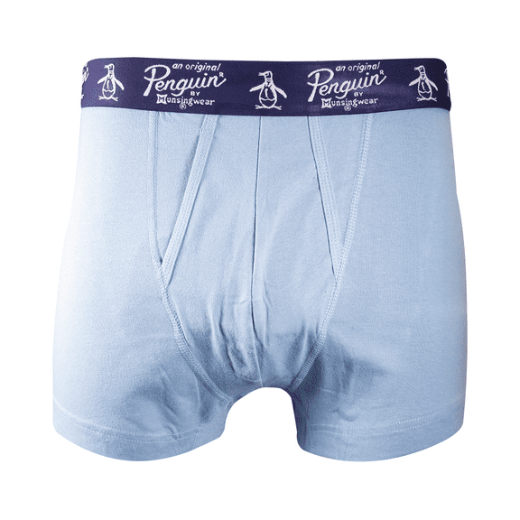 Original Penguin Men's Light Turquoise Open Fly Boxer Brief (S01B)