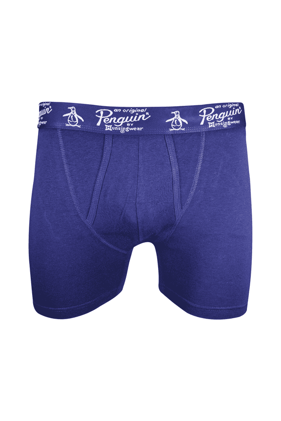 Men's Navy Open Fly Boxer Brief