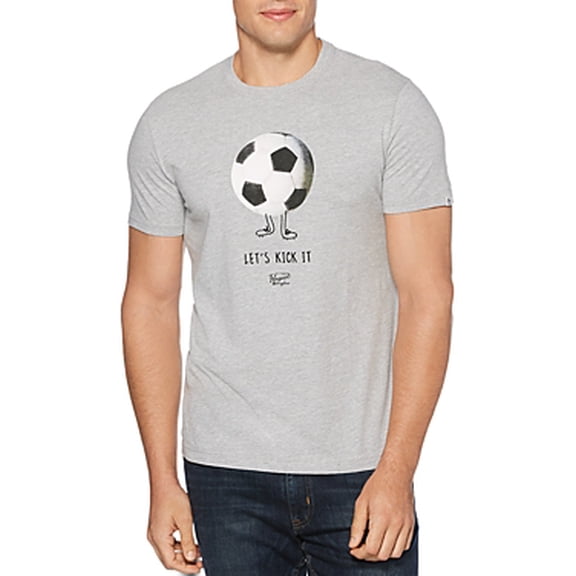 Original Penguin Mens Let's Kick It Tee XX-Large Rain Heather