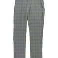 thumbnail image 1 of Original Penguin Mens Slim Fit Plaid Dress Pants Slacks, Grey, 33W x 32L, 1 of 3