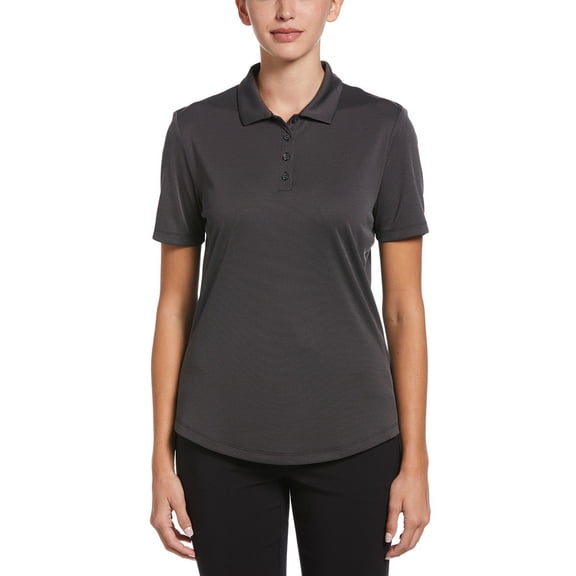 Original Penguin OGKBA002 Ladies Oxford Polo-Caviar Black-S