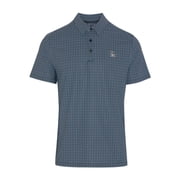 Original Penguin Polo Shirt All Over Micro Pinball Flipper, Caviar, Medium NEW