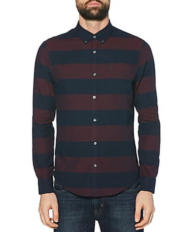 Original Penguin TAWNY PORT Striped Dobby Oxford Slim-Fit Shirt, US Large -  Walmart.com