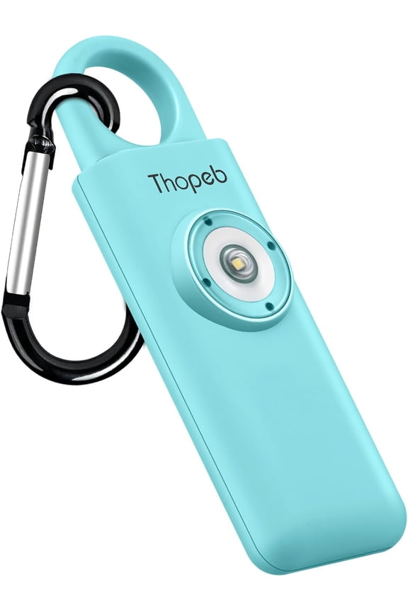 The Original Personal Safety Alarm for Women Self Defense Elders & Kids Self Defense Keychain Siren 135dB Loud Siren Bird Sound Cute Key Chains Protection (Aqua)