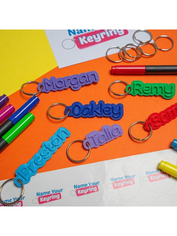 Original Personalised Keyring (Single Colour)