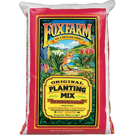 Original Planting Mix, 1cu ft - for In-Ground Planting, All Gardening Applications - Holds Moisture, Improves Garden Yields and Decreases Watering Frequency