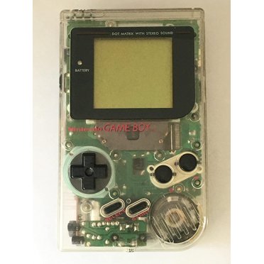 Game Boy Logo 3D Printed Desk Shelf Stand - Clear Back Display Sign