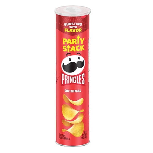 Original Pringles Party Stacks, 6.8 oz- Pack of 5