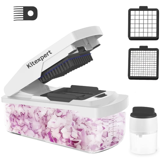The Original Pro Chopper - Vegetable Chopper And Spiralizer, Food Chopper with Container, Fruit Slicer, Kitchen Gadgets And Gifts, Home Essentials (4-In-1)