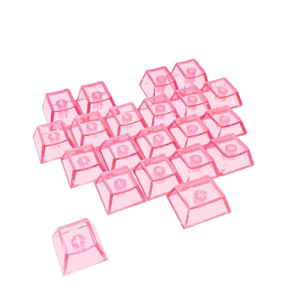 Keycaps Invisible 21 Love No Carveds Transparents Backlit Keycaps Original Height ...
