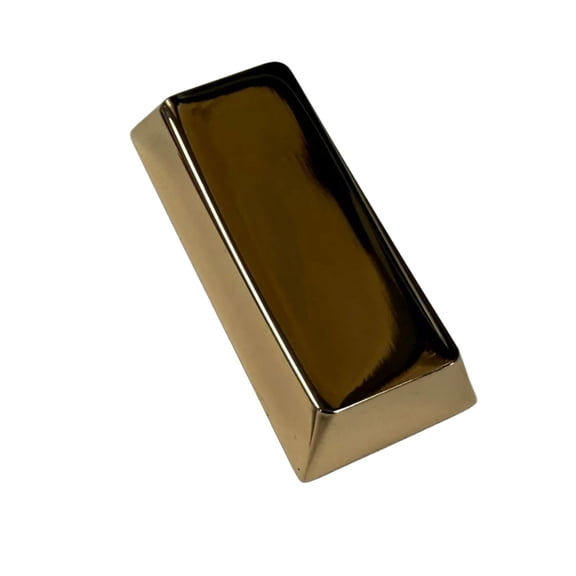 Original Profile Zincs Alloy Keycap Silver Gold Glossy 2.25U Keycap for Mechanical Keyboards Gamers and Programmers