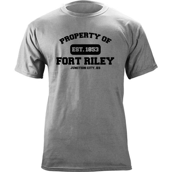 Original Property of Fort Riley Army Base Veteran PT T-Shirt
