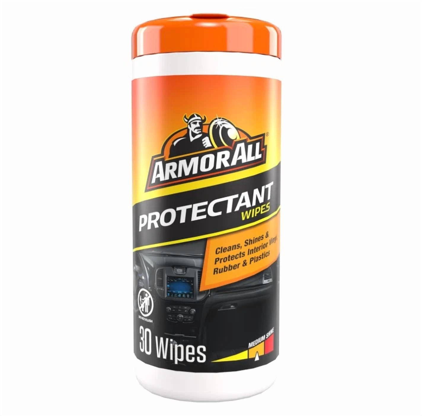 Original Protectant Wipes By Armor All, Car Interior Cleaner Wipes With Uv Prote